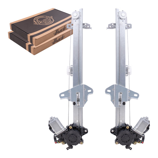 Window Regulator w/ Motor for 2017-2020 Civic Hatchback/Type R Front 72250TGGA01 Set