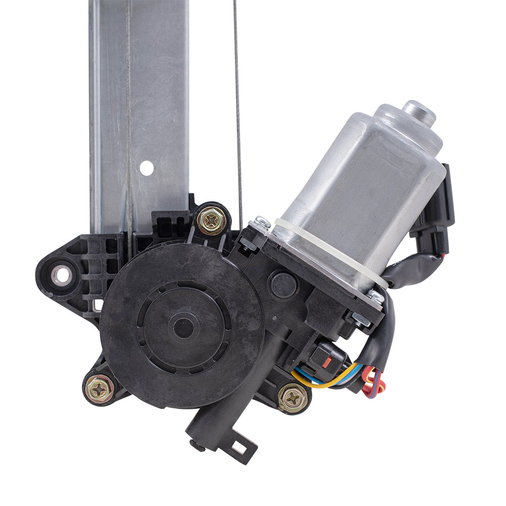 Brock Replacement Driver and Passenger Front Power Window Regulators w/ Motor Compatible with 17-20 Civic Hatchback