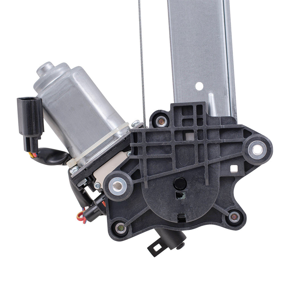 Brock Replacement Driver and Passenger Front Power Window Regulators w/ Motor Compatible with 17-20 Civic Hatchback