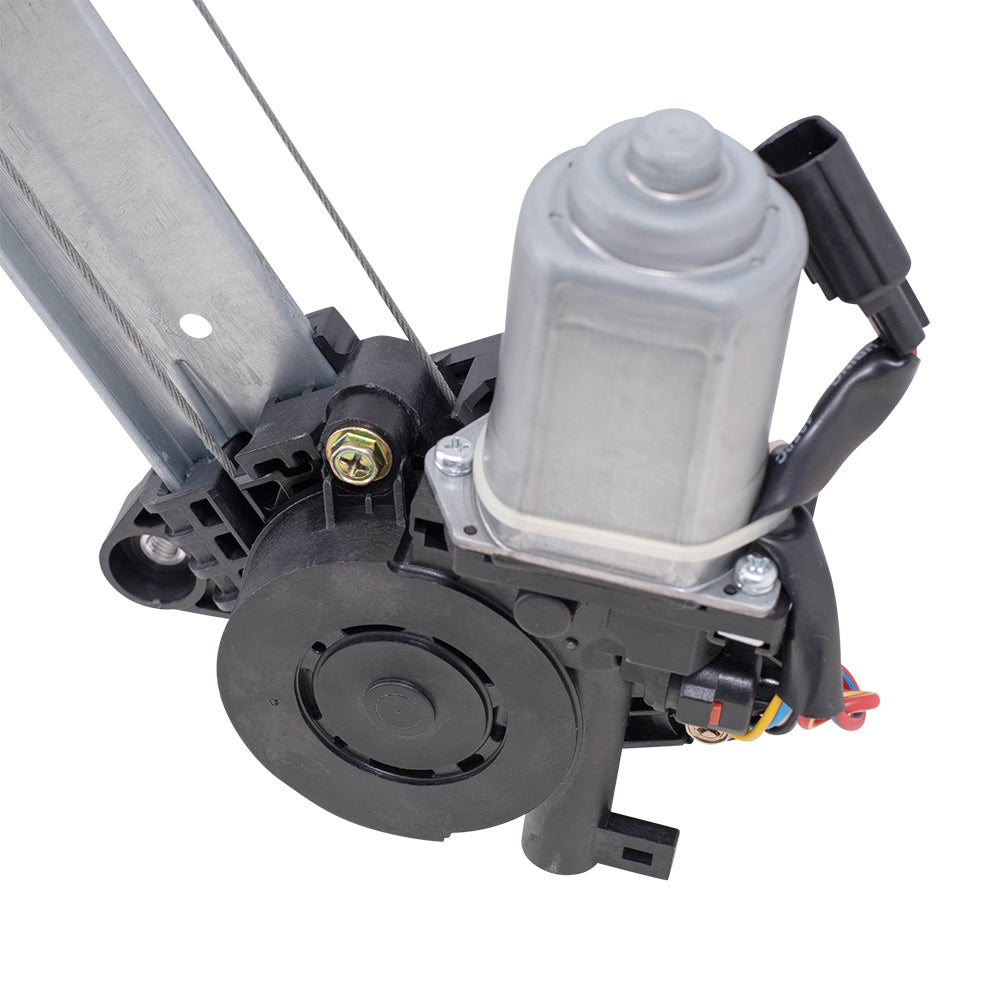 Brock Replacement Driver and Passenger Front Power Window Regulators w/ Motor Compatible with 17-20 Civic Hatchback