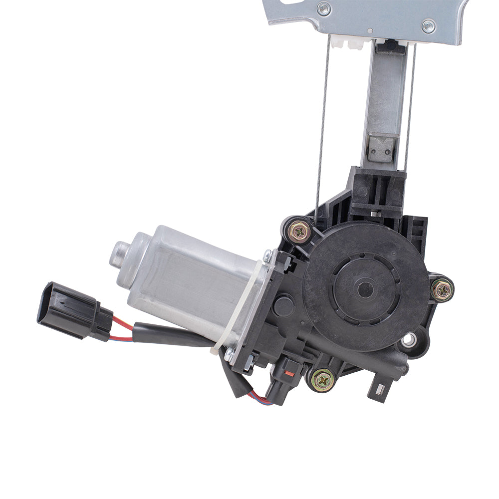 Brock Replacement Driver Rear Power Window Regulator w/ Motor Compatible with 17-20 Civic Hatchback