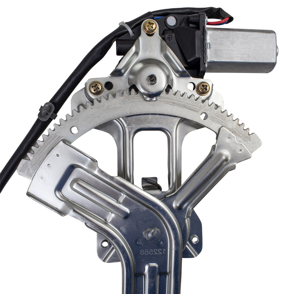 Brock Replacement Driver and Passenger Front Power Window Lift Regulators & Motors Assemblies Compatible with 90-93 Accord 72251SM4003 72211SM4003