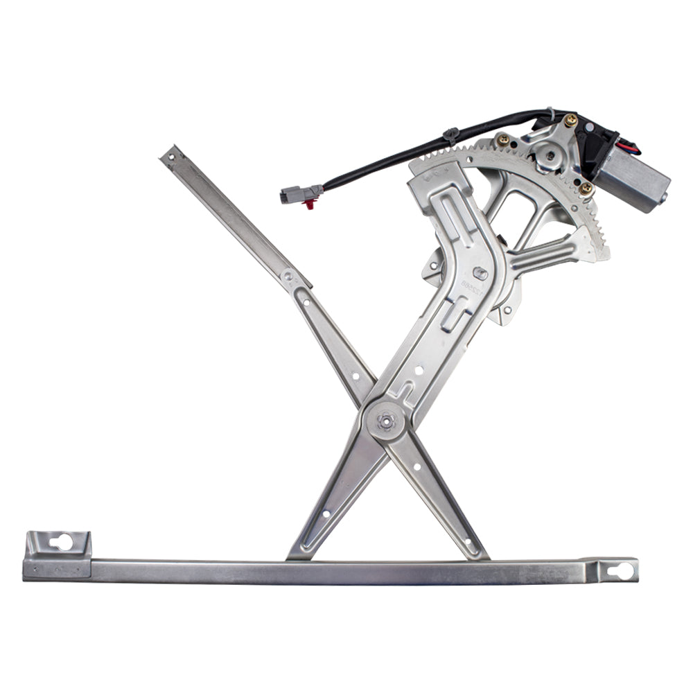 Brock Replacement Passengers Front Power Window Lift Regulator with Motor Assembly Compatible with 90-93 Accord 72211SM4003
