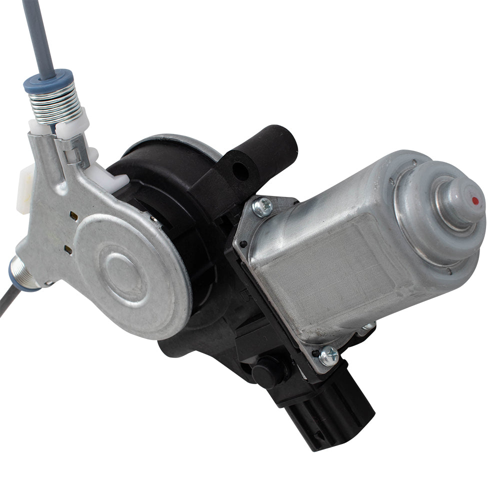 Brock Replacement Pair Power Window Regulators with Motors Compatible with 2004-2008 TSX Driver and Passenger Set Rear 2 Pin Plug Connector Assemblies 72750SEA003 72710SEA003