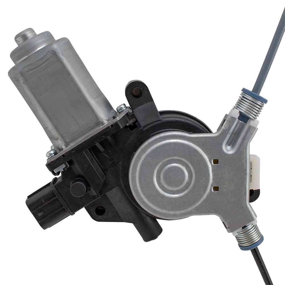 Brock Replacement Power Window Regulator with Motor Compatible with 2004-2008 TSX Drivers Rear 2 Pin Plug Connector Assembly 72750SEA003 72750-SEA-003