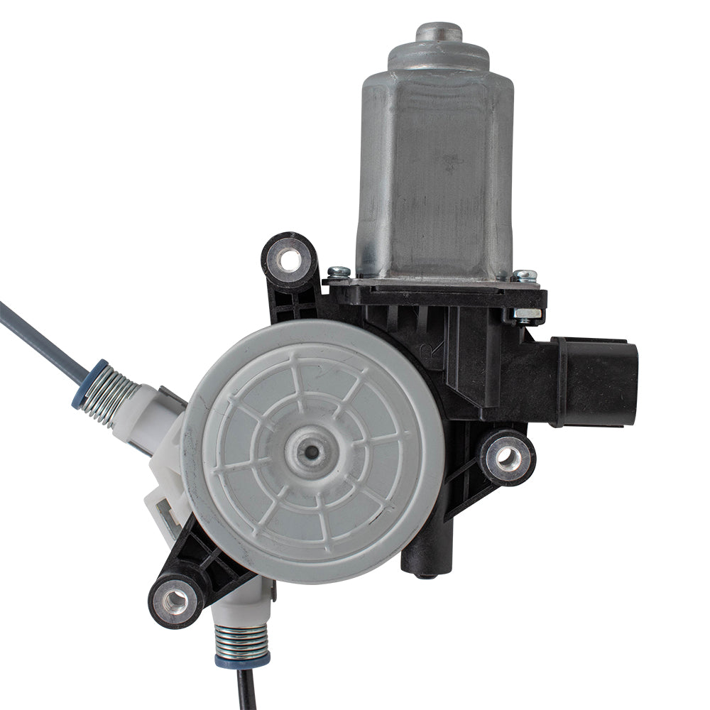 Brock Replacement Power Window Regulator with Motor Compatible with 2004-2008 TSX Drivers Rear 2 Pin Plug Connector Assembly 72750SEA003 72750-SEA-003