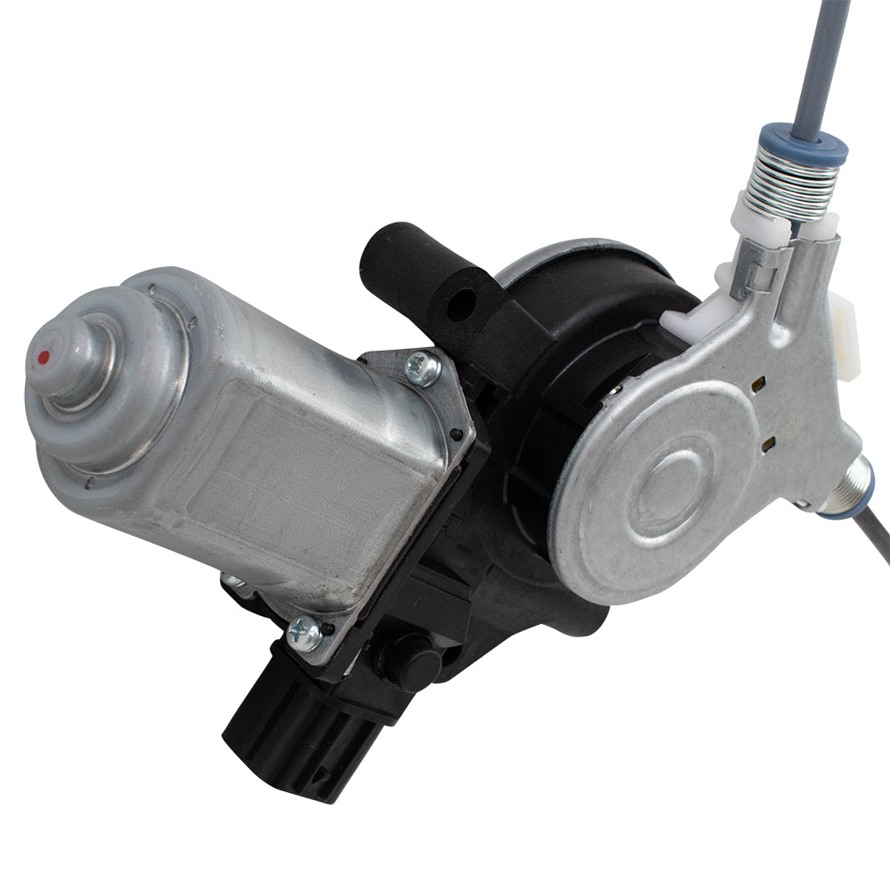 Brock Replacement Power Window Regulator with Motor Compatible with 2004-2008 TSX Drivers Rear 2 Pin Plug Connector Assembly 72750SEA003 72750-SEA-003