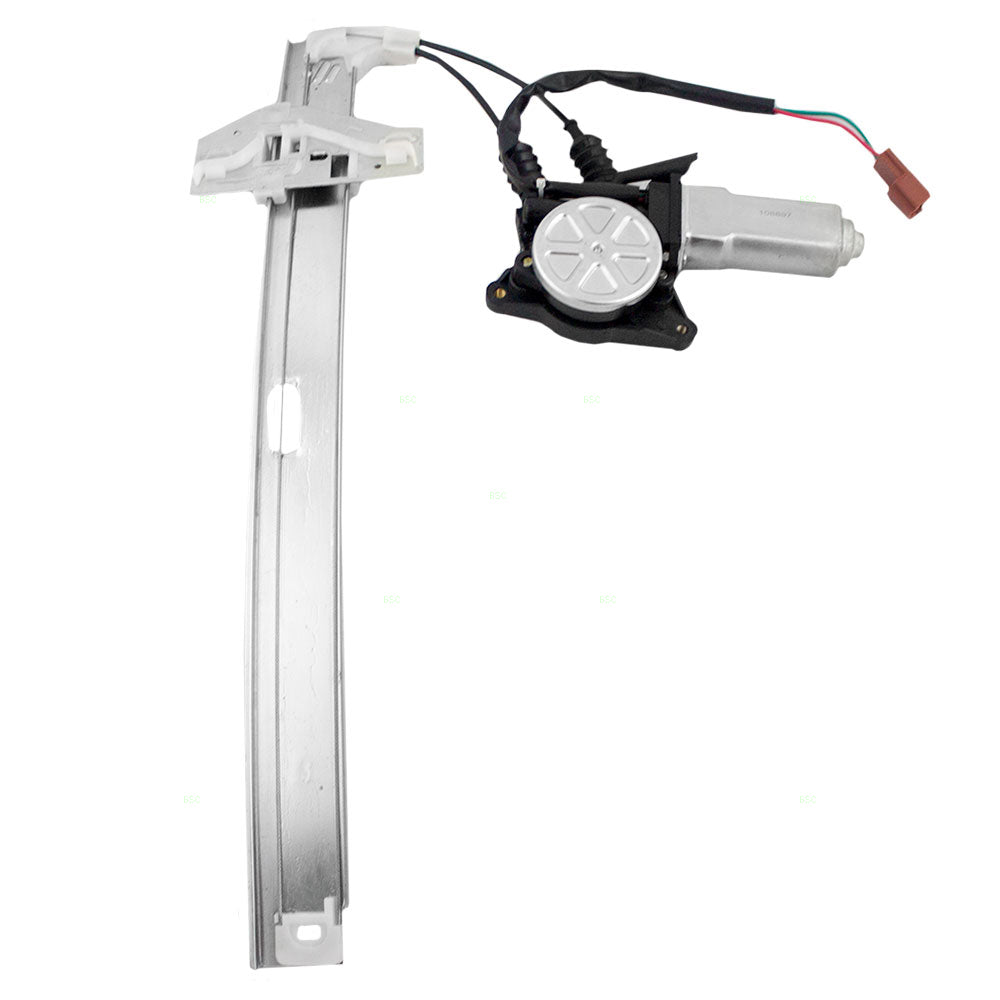 Brock Replacement Drivers Rear Power Window Lift Regulator with Motor Assembly Compatible with 90-93 Accord 72750SM4J01