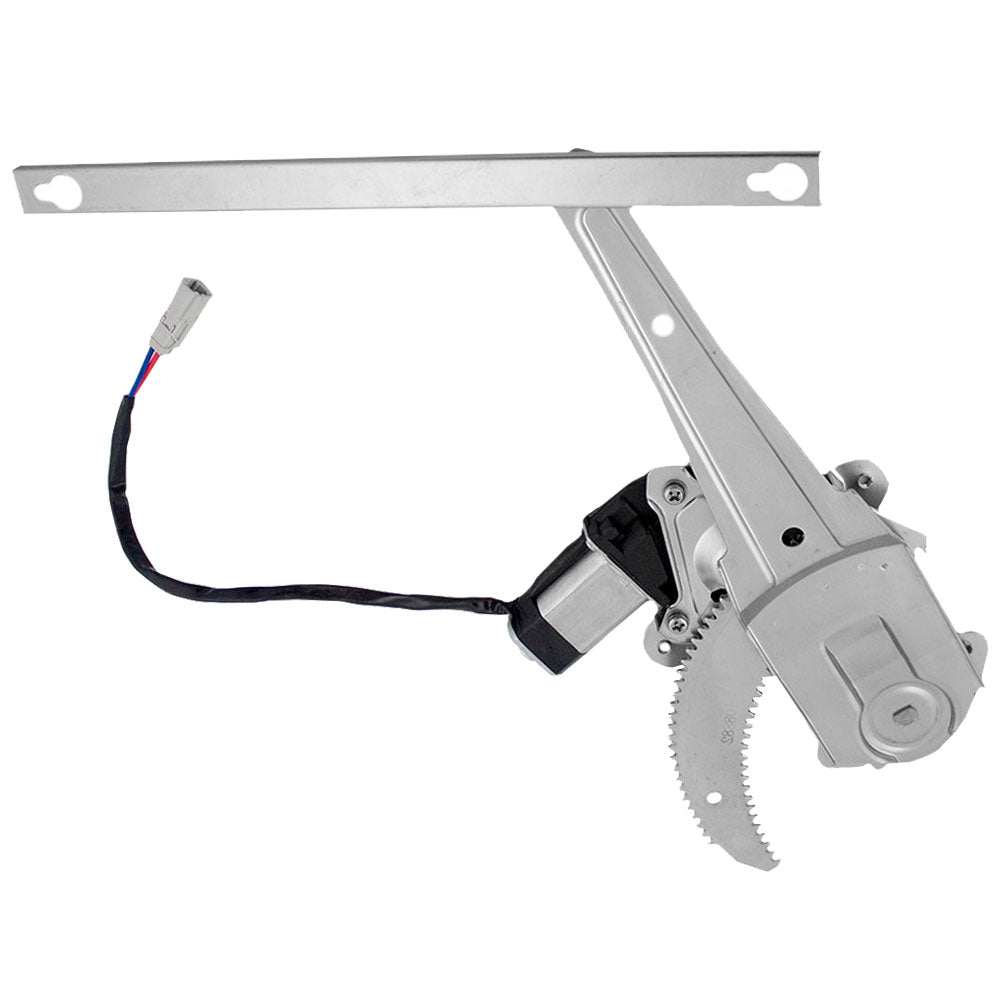 Brock Replacement Passengers Rear Power Window Lift Regulator with Motor Assembly Compatible with 98-02 Accord 72715S84A01