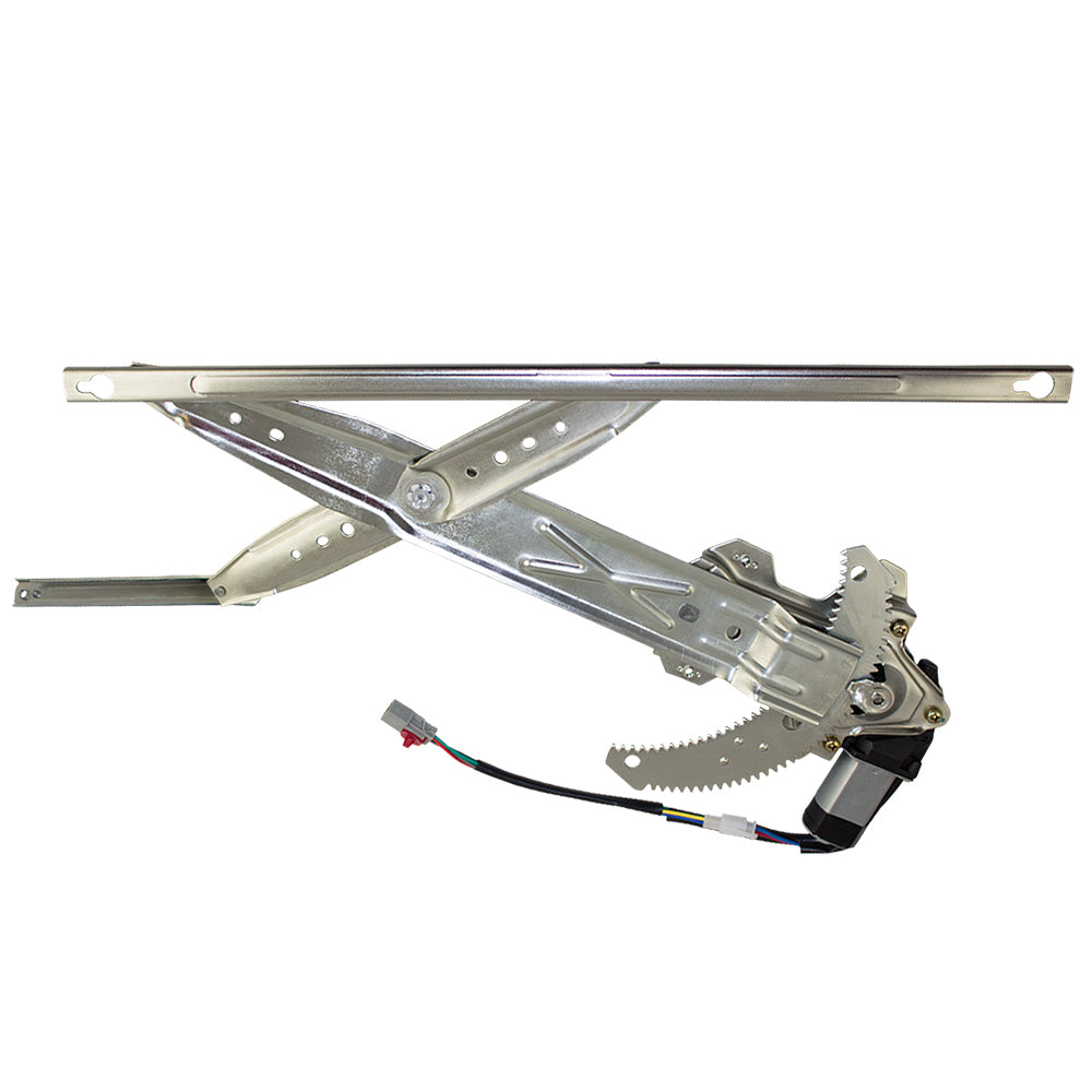 Brock Replacement Drivers Front Power Window Lift Regulator with Motor Assembly Compatible with 96-00 Civic Coupe 04725S00A01
