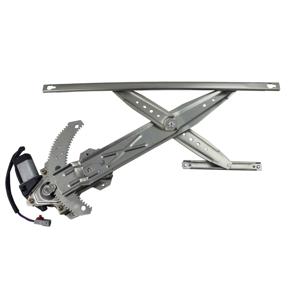 Brock Replacement Passengers Front Power Window Lift Regulator with Motor Assembly Compatible with 96-00 Civic Coupe 04720S00A01