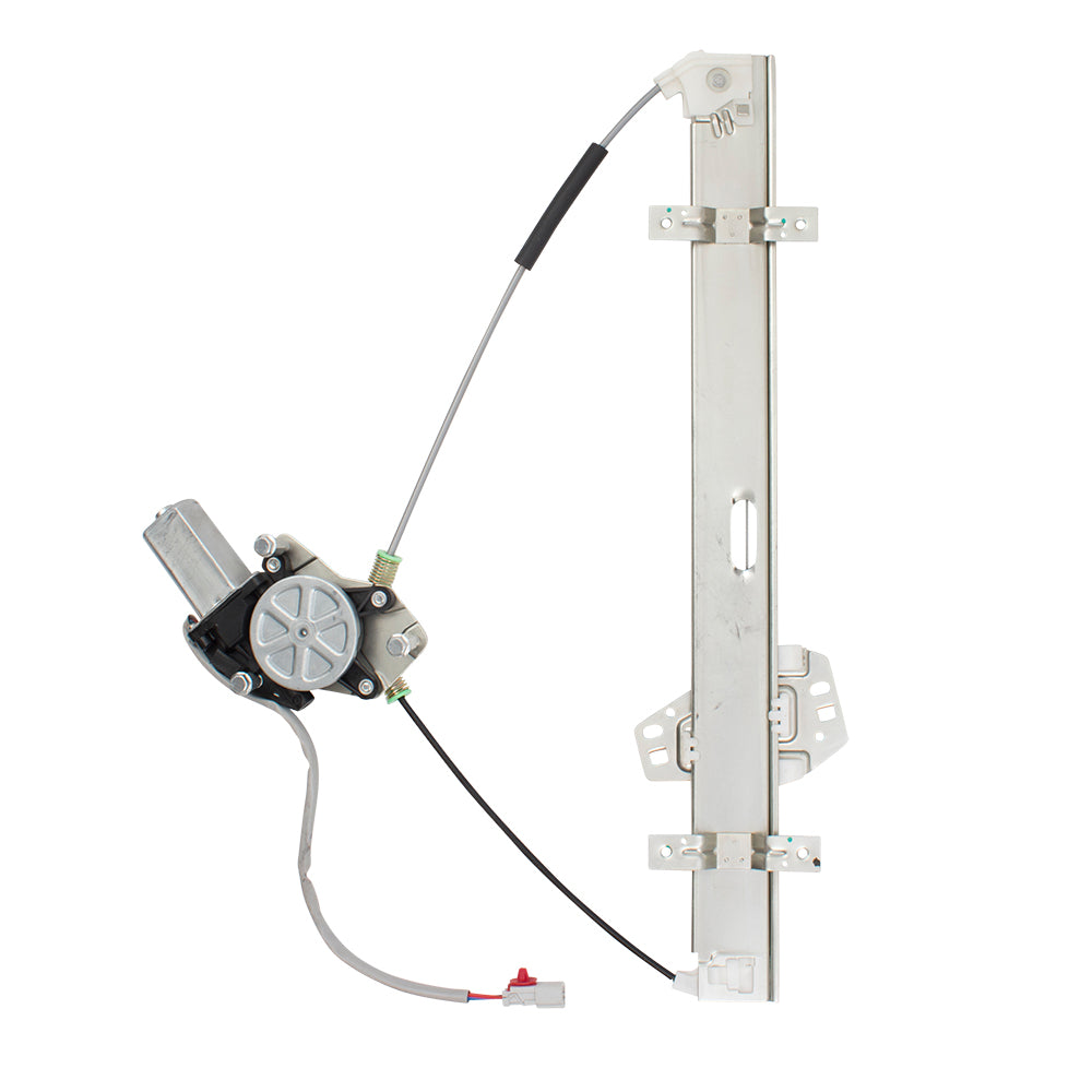 Brock Replacement Passengers Front Power Window Lift Regulator with Motor Assembly Compatible with 01-05 Civic 72210S5PA03