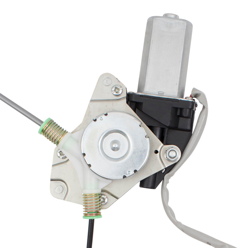 Brock Replacement Passengers Front Power Window Lift Regulator with Motor Assembly Compatible with 01-05 Civic 72210S5PA03