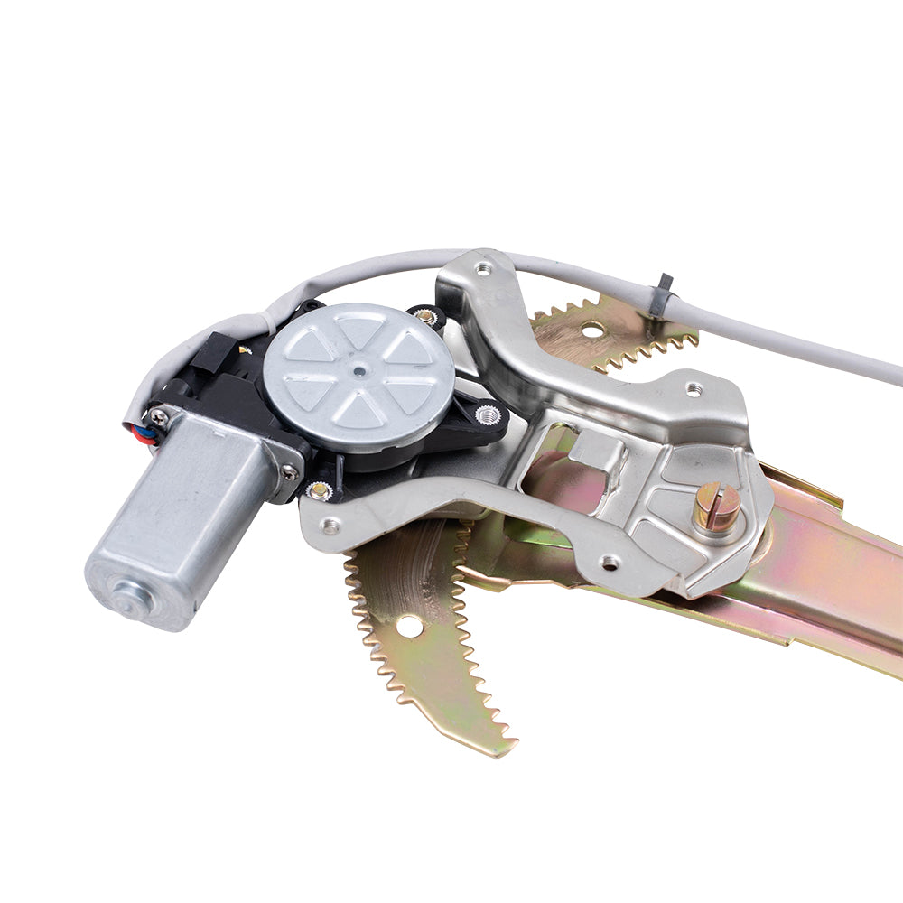 Brock Replacement Drivers Front Power Window Lift Regulator with Motor Assembly Compatible with 97-01 SUV 72251S10J01