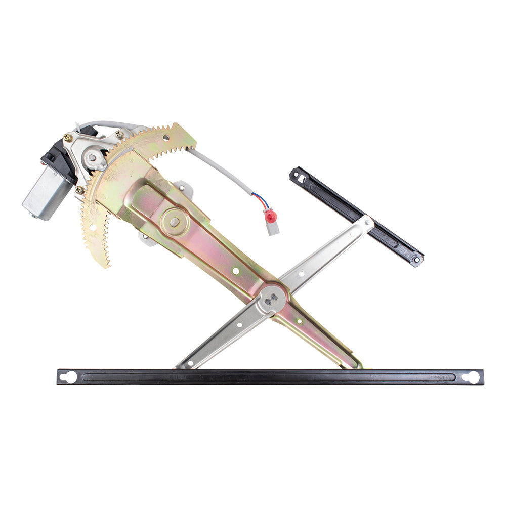 Brock Replacement Passengers Front Power Window Lift Regulator with Motor Assembly Compatible with 97-01 SUV 72211S10J01
