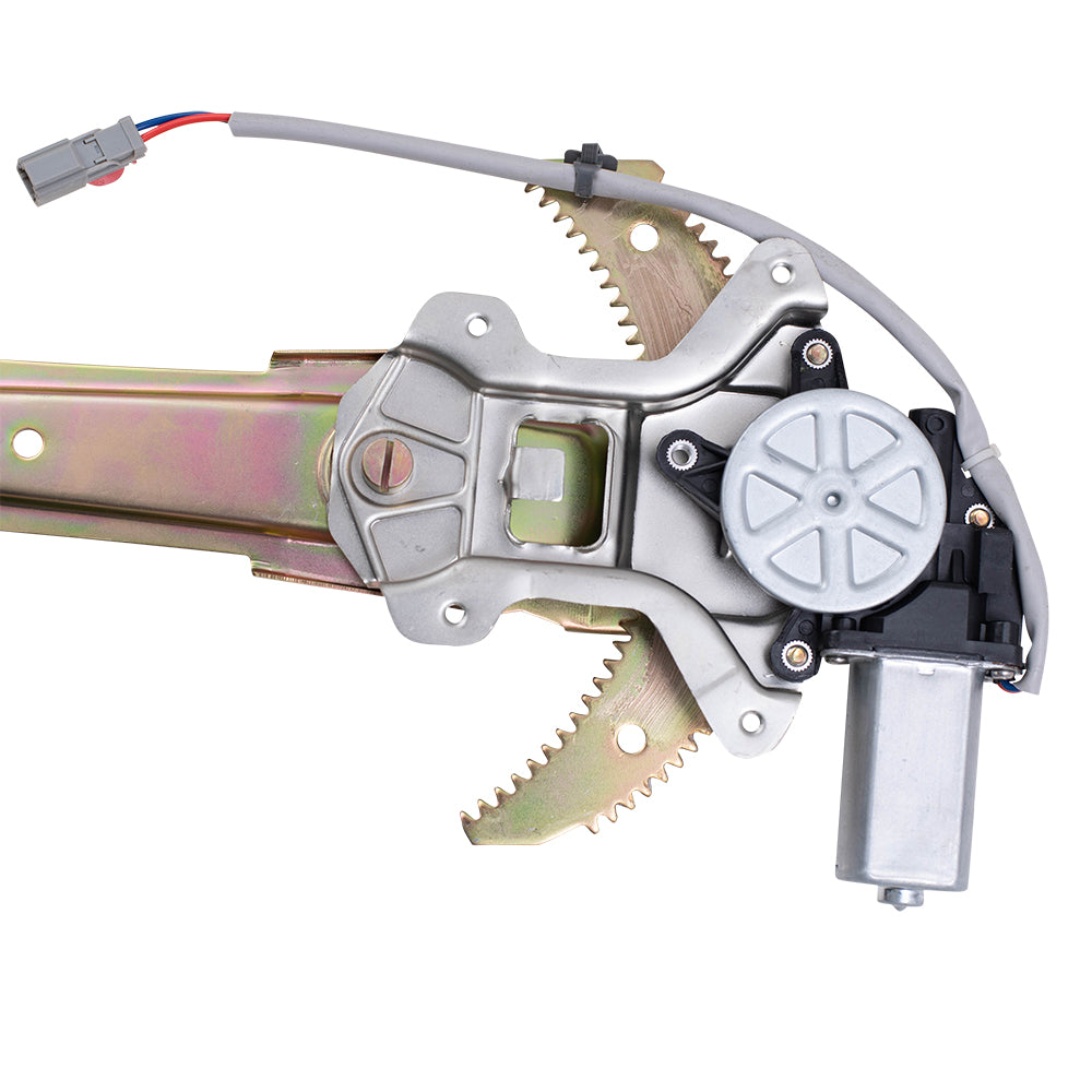 Brock Replacement Passengers Front Power Window Lift Regulator with Motor Assembly Compatible with 97-01 SUV 72211S10J01