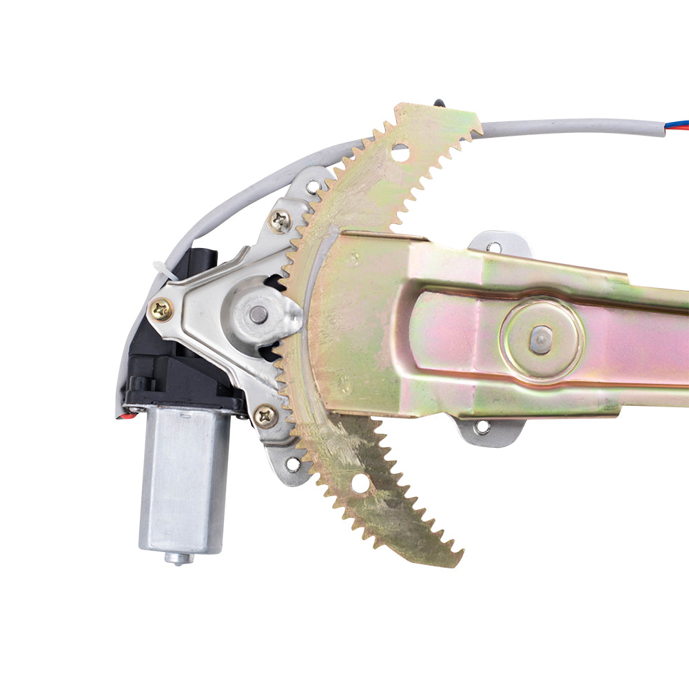Brock Replacement Passengers Front Power Window Lift Regulator with Motor Assembly Compatible with 97-01 SUV 72211S10J01