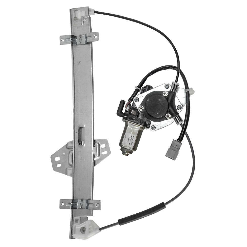 Brock Replacement Passengers Front Power Window Lift Regulator with Motor Assembly Compatible with 01-05 Civic 72210S5PA02(01)