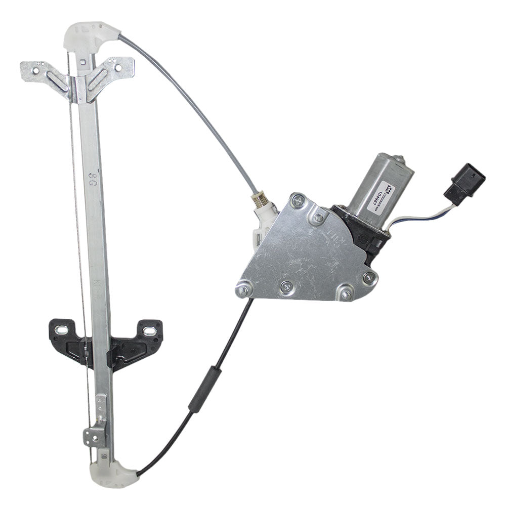 Brock Replacement Drivers Rear Power Window Lift Regulator with Motor Assembly Compatible with 03-07 Accord 72750SDAA01