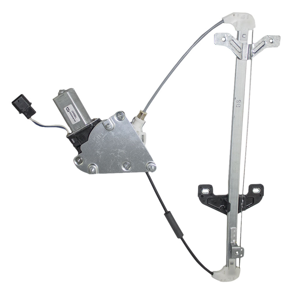 Brock Replacement Passengers Rear Power Window Lift Regulator with Motor Assembly Compatible with 03-07 Accord 72710SDAA01