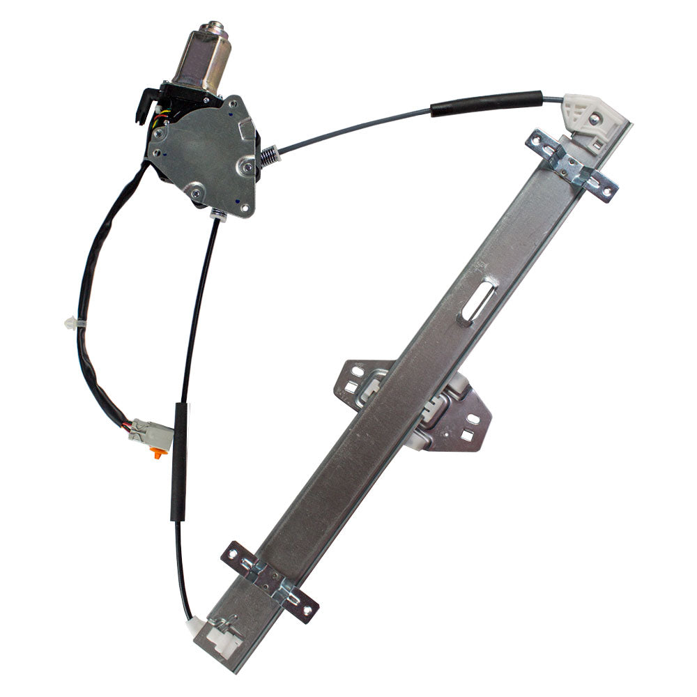 Brock Replacement Passengers Front Power Window Lift Regulator with Motor Assembly Compatible with 03-08 SUV 72210S9VA02(01)