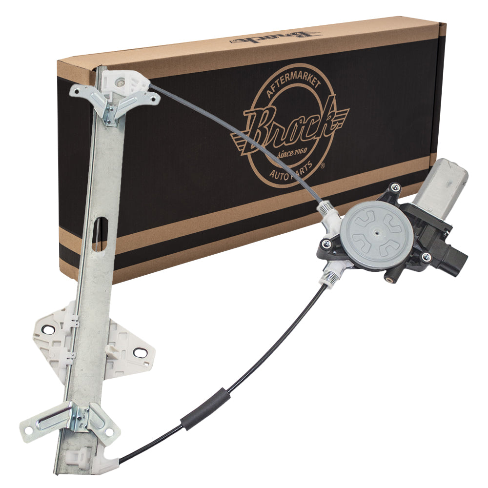 Window Regulator w/ Motor for 2003-2007 Accord Coupe 6 Pins Front 72250SDNA03 Left HO1350117