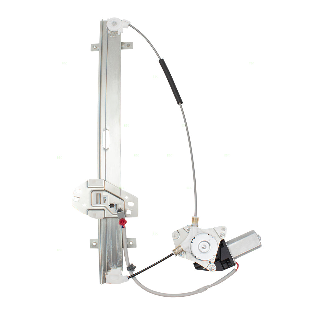 Brock Replacement Passengers Front Power Window Lift Regulator w/ 2 Pin Connector Motor Assembly Compatible with 01-02 MDX 72210S3VA03