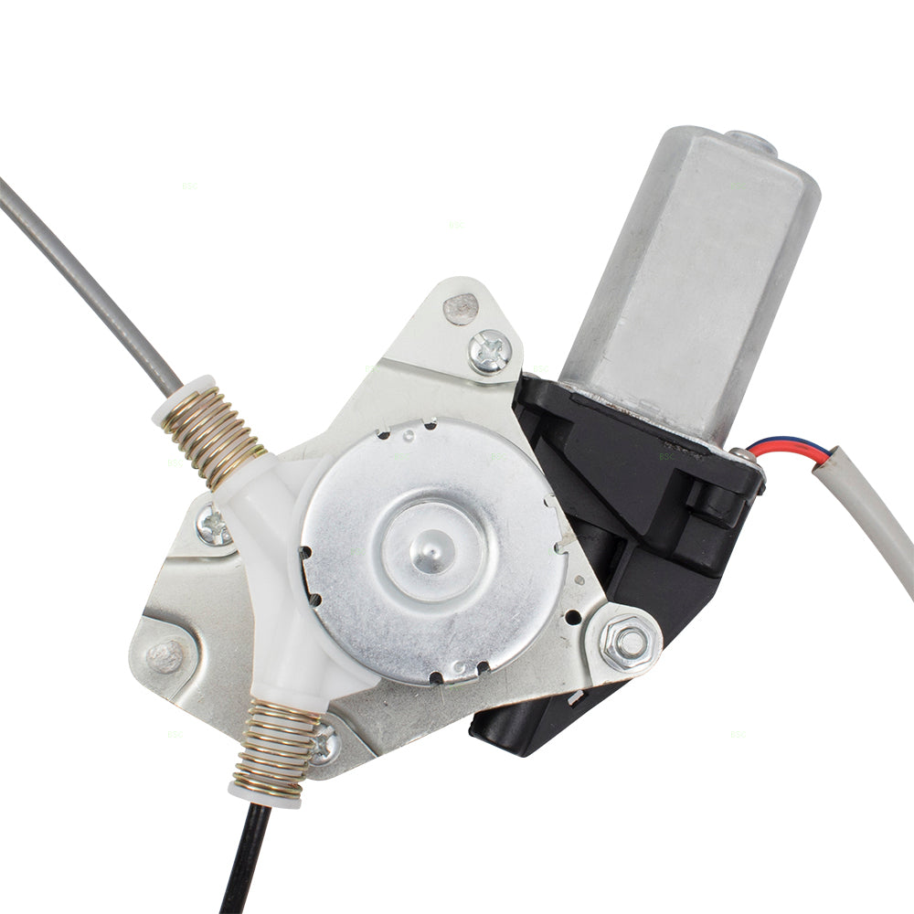 Brock Replacement Passengers Front Power Window Lift Regulator w/ 2 Pin Connector Motor Assembly Compatible with 01-02 MDX 72210S3VA03