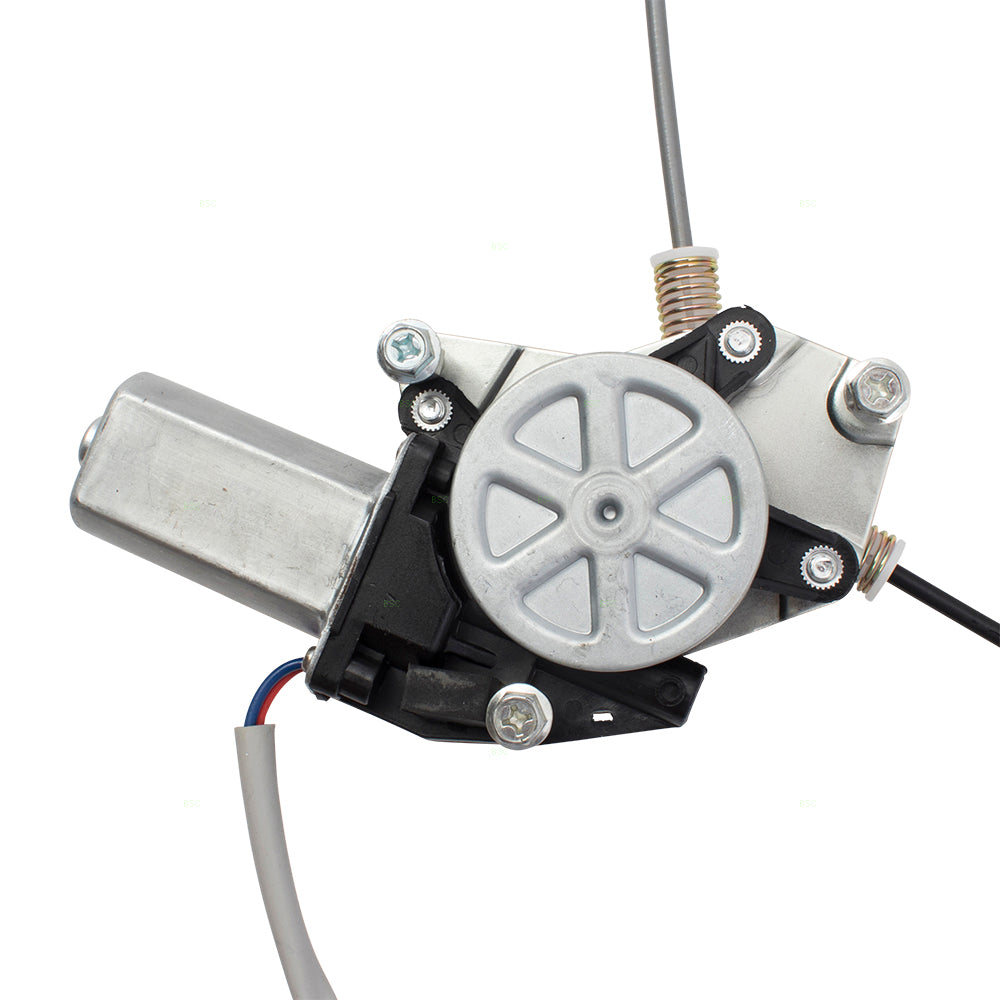 Brock Replacement Passengers Front Power Window Lift Regulator w/ 2 Pin Connector Motor Assembly Compatible with 01-02 MDX 72210S3VA03