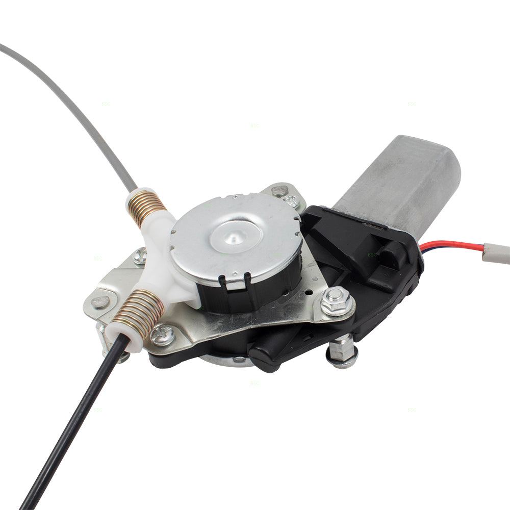 Brock Replacement Passengers Front Power Window Lift Regulator w/ 2 Pin Connector Motor Assembly Compatible with 01-02 MDX 72210S3VA03