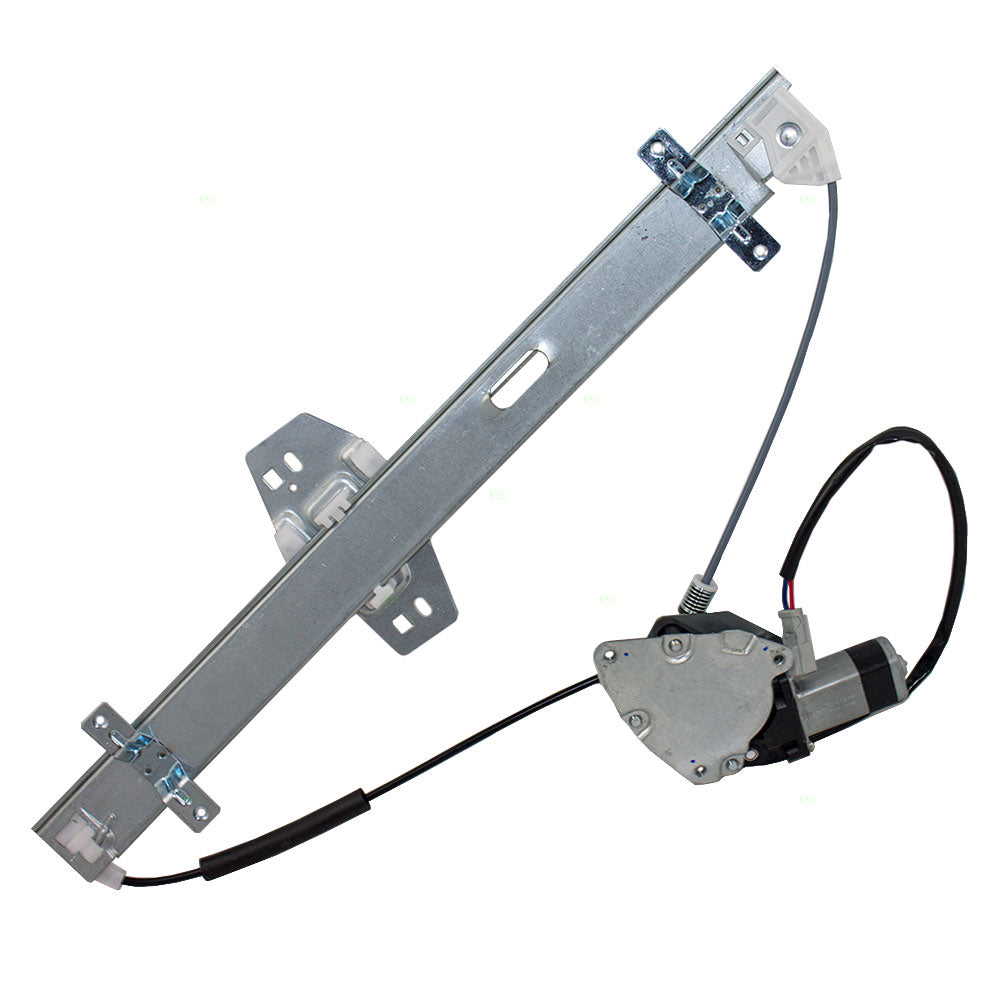 Brock Replacement Drivers Rear Power Window Lift Regulator with Motor Assembly Compatible with 03-08 SUV 72750-S9V-A02
