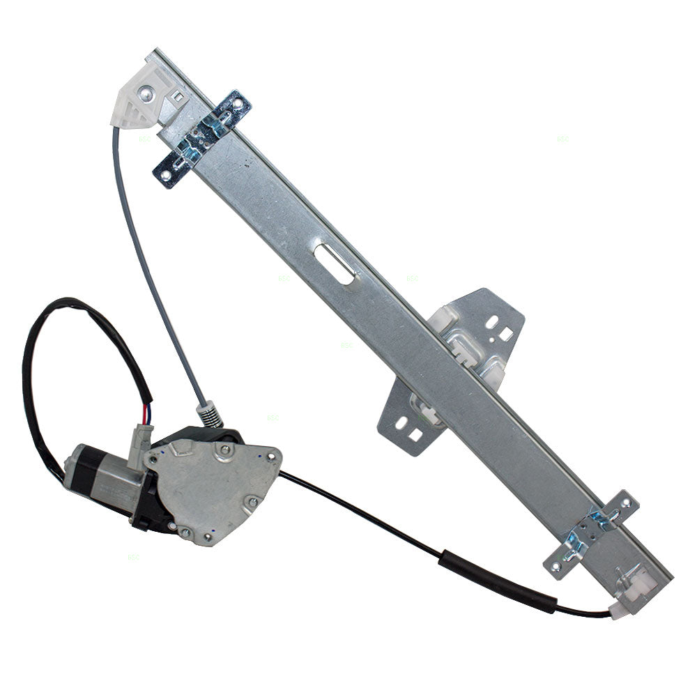 Brock Replacement Passengers Rear Power Window Lift Regulator with Motor Assembly Compatible with 03-08 SUV 72710-S9V-A02