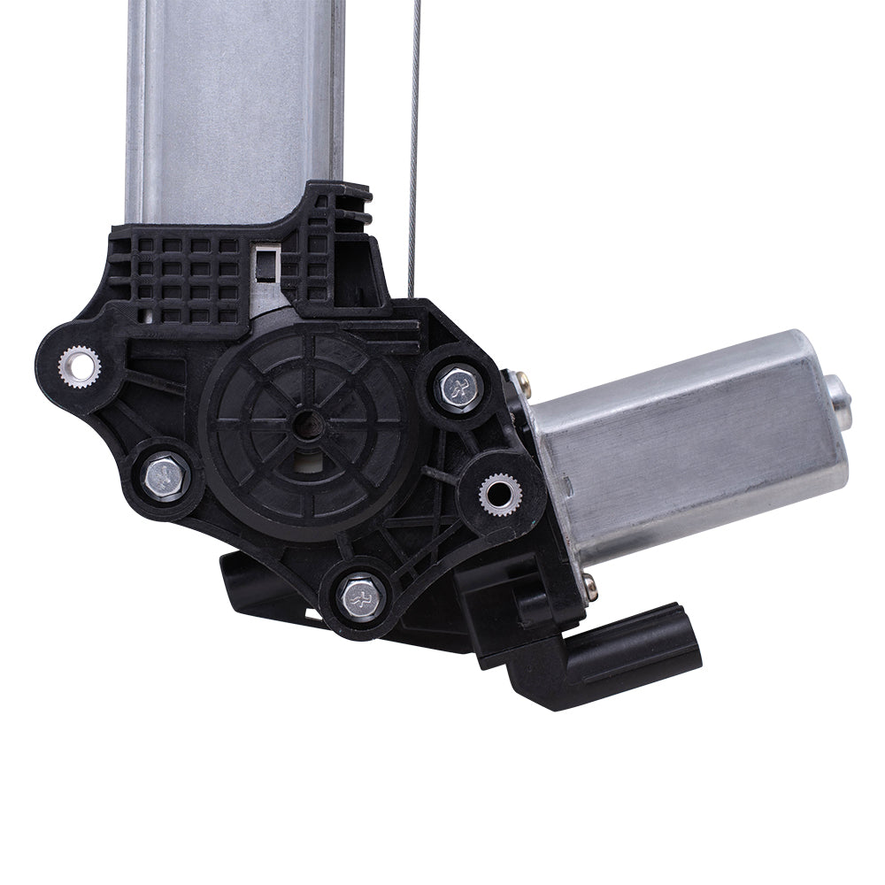 Brock Replacement Driver Front Power Window Regulator with Motor Compatible with 2013-2017 Accord Sedan w/ Auto Down