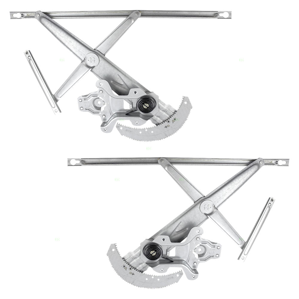 Window Regulator w/o Motor for 1998-2002 Accord Coupe Front 72251S82A01 Set HO1350115
