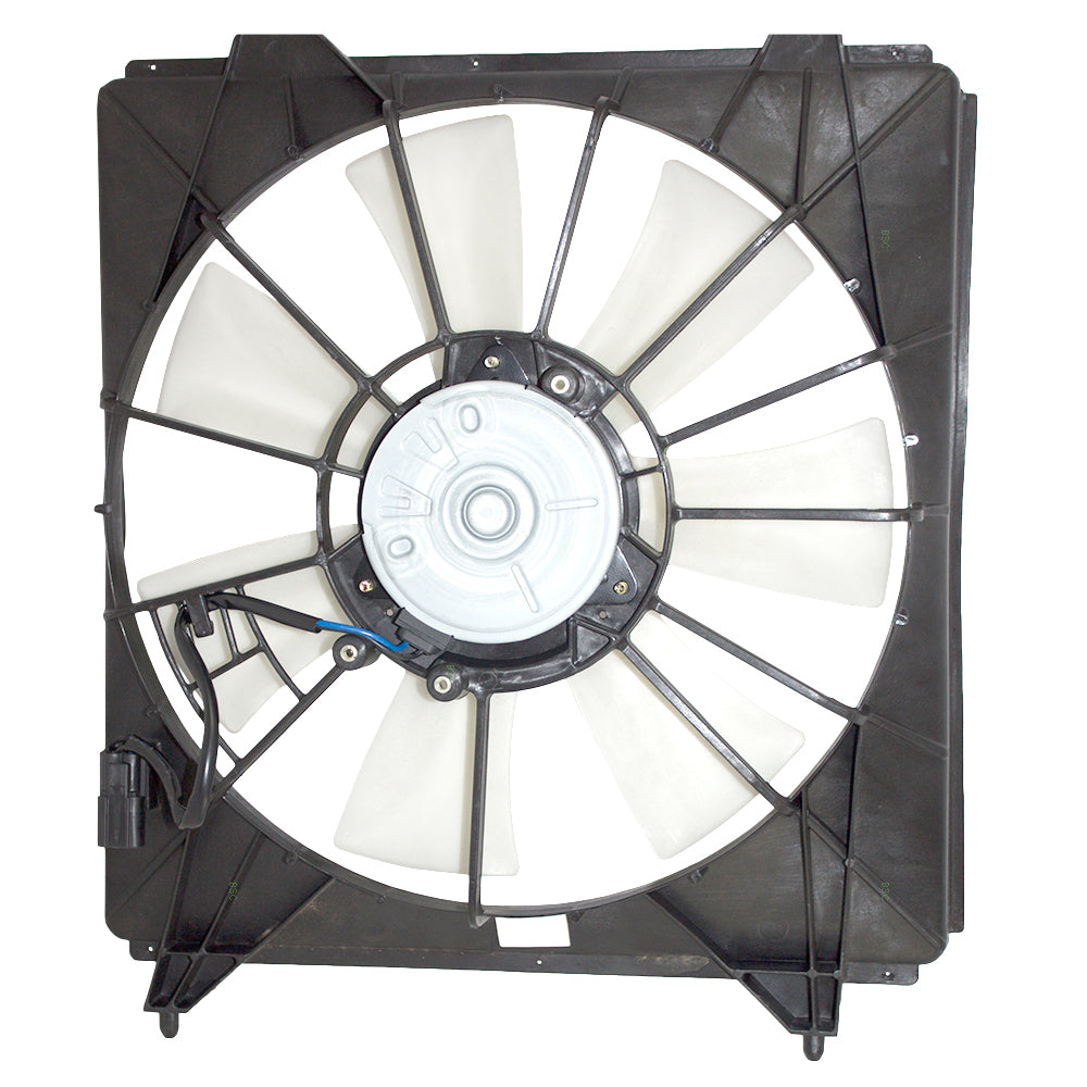Brock Replacement Passengers A/C Condenser Cooling Fan Motor Shroud Assembly Compatible with 2013-2016 Accord 3.5L 38611-RL8-A01