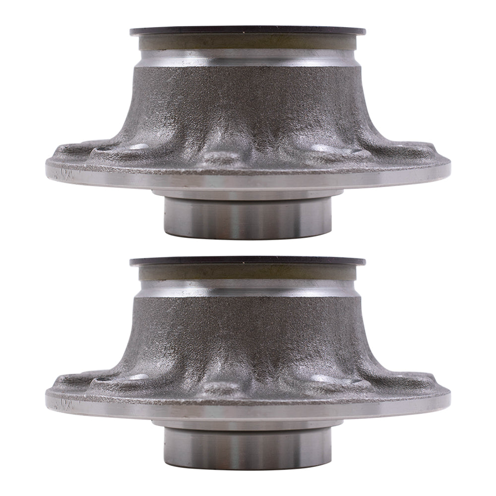 Brock Replacement Set Rear Hubs with Wheel Bearings Compatible with 2006-2019 A3 with Front-Wheel Drive