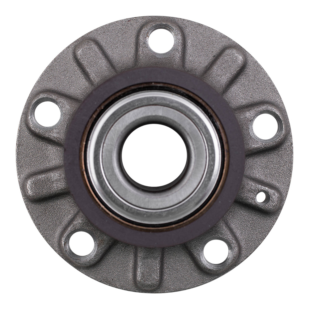 Brock Replacement Set Rear Hubs with Wheel Bearings Compatible with 2006-2019 A3 with Front-Wheel Drive