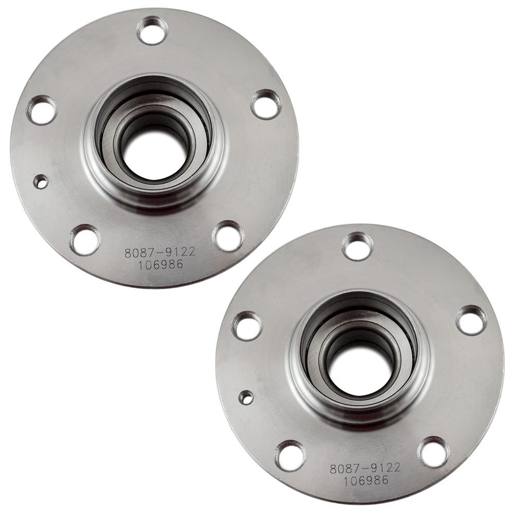 Hub and Bearing for 2006-2016 Passat w/o Lugs FWD Rear L+R for 2014-2016 Golf for 2005-2016 Jetta for 2012-2016 Beetle for 2009-2016 Tiguan for 2012-2014 GTI for 2015-2016 Golf SportWagen 3G0598611A