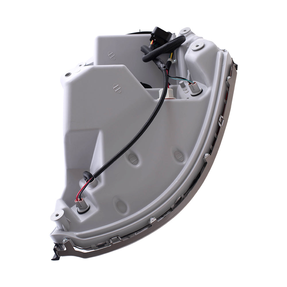 Headlight for 2004-2018 VNL w/ Chrome Bezel 2004-2018 VNM 2004-2004 VN Right