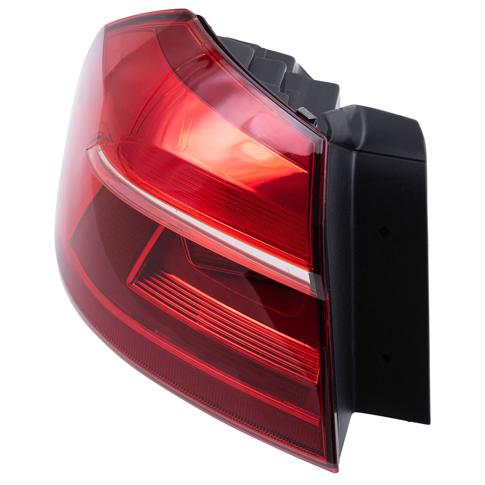 Brock 8222-0023LR Replacement Tail Light Body Mounted Set