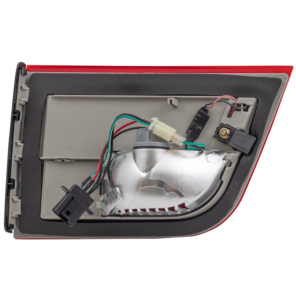 Brock Replacement Pair Tail Lights Compatible with 2007-2010 X5 Driver and Passenger Set Lid Mounted Tail Lamps 63217295339 63217295340