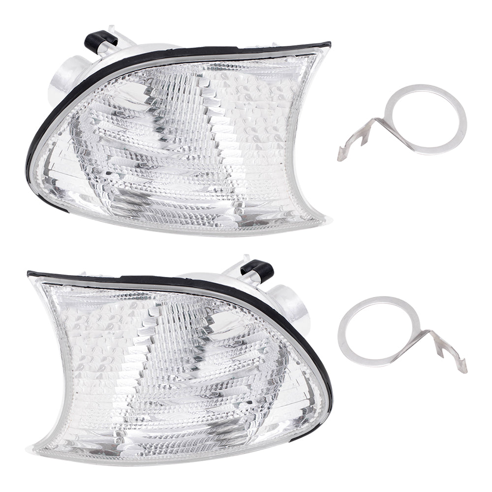 Park/Signal/Side Marker for 2002-2003 330Ci Coupe/Convertible Clear Lens for 2002-2006 M3 2002-2003 325Ci 63137165857 Set BM2520113