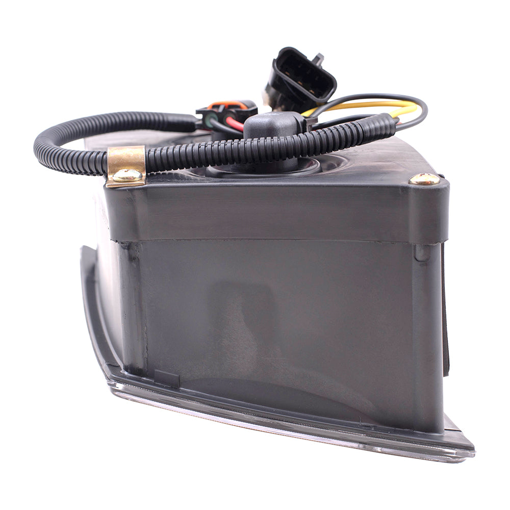 Fog Light for 2004-2017 VNL Black Bezel w/ Daytime Running Lights for 2004 VN 82793456 Left VO2592119