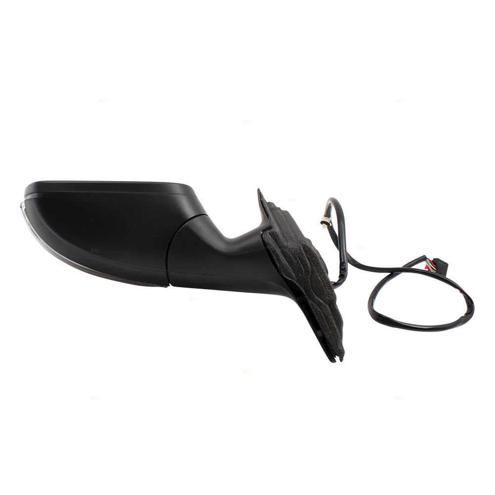 Power Mirror for 2012-2015 Passat From 04/02/12 Turn Signal Indicator Memory Heated 561857507S9B9 Set VW1320145