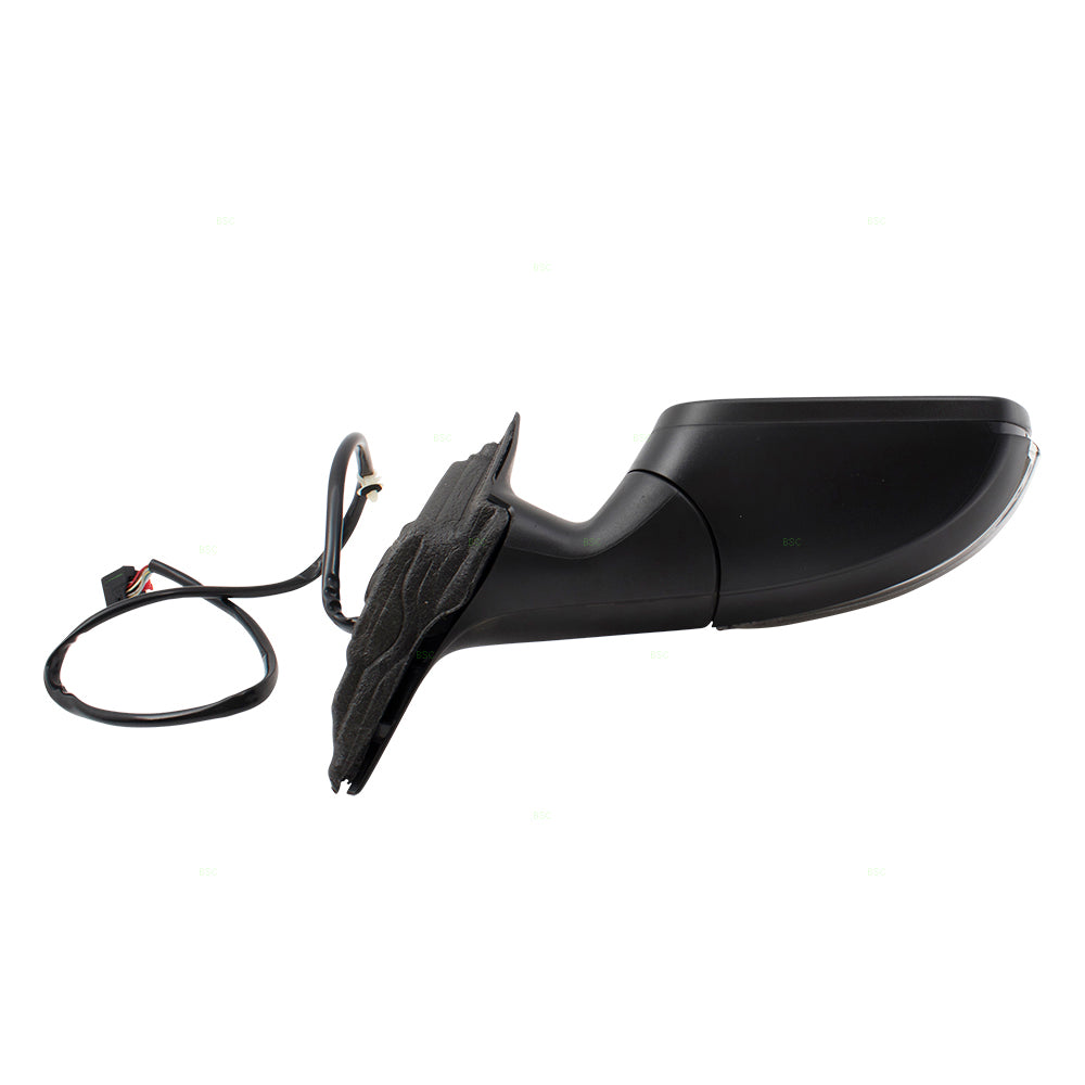 Power Mirror for 2012-2015 Passat From 04/02/12 Turn Signal Indicator Memory Heated 561857508S9B9 Right VW1321145