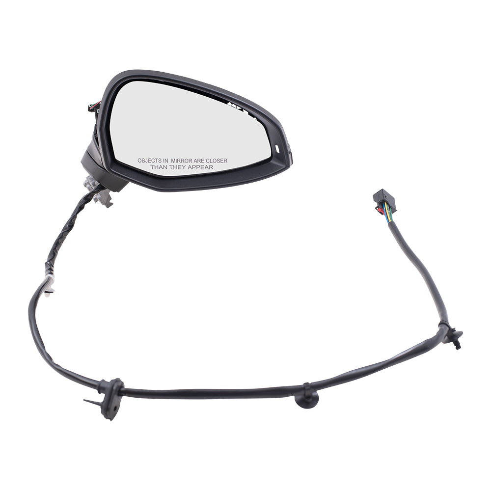 Power Mirror for 2017-2019 A4 Lane Departure Warning Turn Signal Indicator Heated 2017-2019 A4 Quattro 2018-2019 S4 2017-2019 A4 allroad 8W1857410N9B9 Right