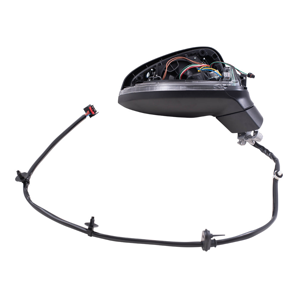 Power Mirror for 2017-2019 A4 Lane Departure Warning Turn Signal Indicator Heated 2017-2019 A4 Quattro 2018-2019 S4 2017-2019 A4 allroad 8W1857410N9B9 Right