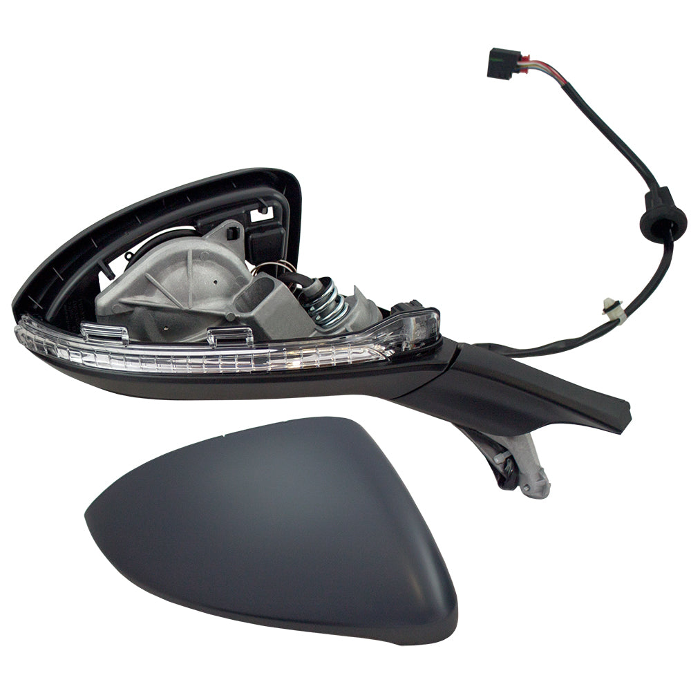 Power Mirror for 2015-2021 Golf Turn Signal Indicator Heated 2015-2021 GTI 2015-2019 Golf SportWagen 2017-2019 Golf Alltrack 5GM8575089B9 Right
