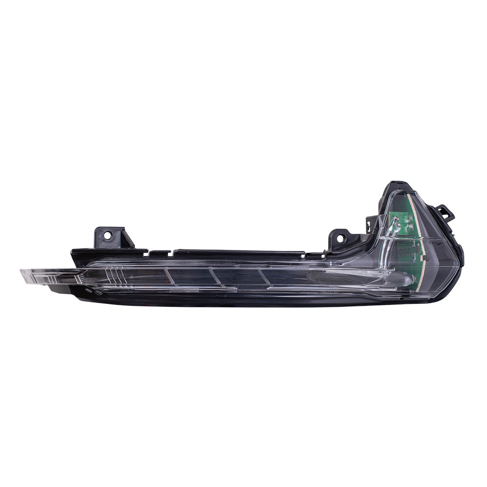 Power Mirror for 2012-2018 A6 Lane Change Assist From 11/7/11 Turn Signal Indicator Heated Power Fold 4G1857410AA01C Right