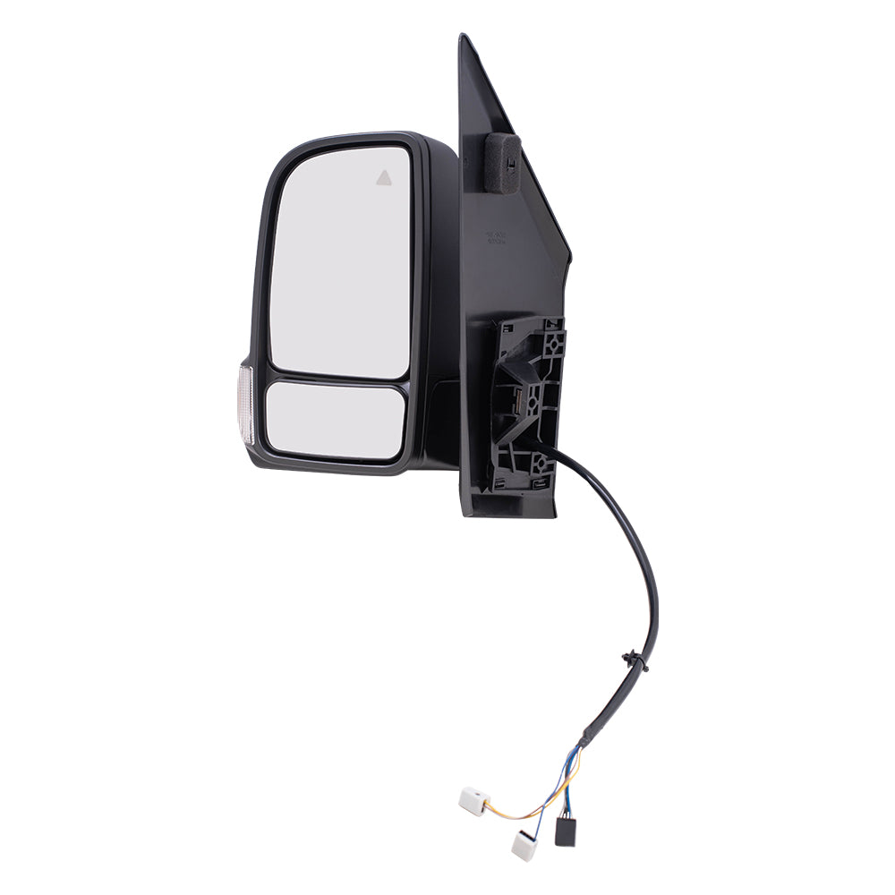 Power Mirror for 2019-2024 Sprinter 2500 Blind Spot Detection Turn Signal Indicator Heated for 2019-2024 Sprinter 3500 9108111100 Left